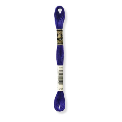 Hilo Bordar Mouliné 117 DMC (Azules)