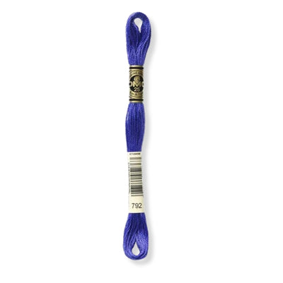 Hilo Bordar Mouliné 117 DMC (Azules)