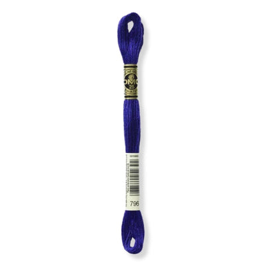 Hilo Bordar Mouliné 117 DMC (Azules)