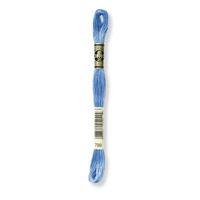 Hilo Bordar Mouliné 117 DMC (Azules)