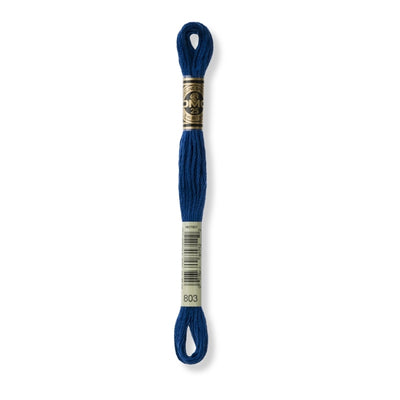 Hilo Bordar Mouliné 117 DMC (Azules)