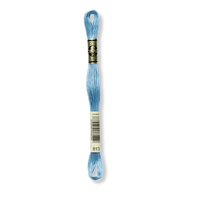 Hilo Bordar Mouliné 117 DMC (Azules)