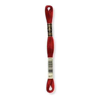 Hilo Bordar Mouliné 117 DMC (Rojos)