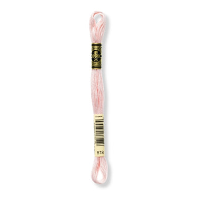 Hilo Bordar Mouliné 117 DMC (Rosados)