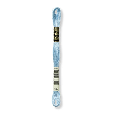 Hilo Bordar Mouliné 117 DMC (Azules)