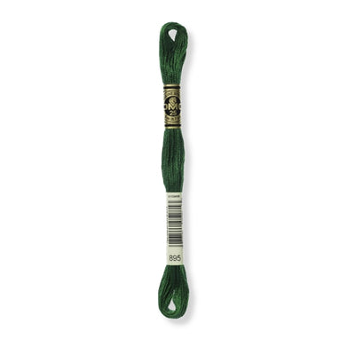 Hilo Bordar Mouliné 117 DMC (Verdes)