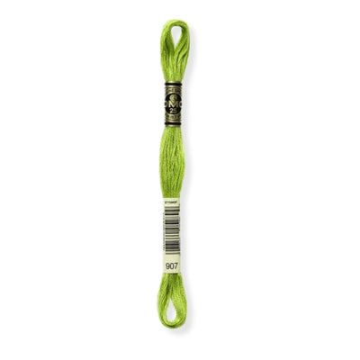 Hilo Bordar Mouliné 117 DMC (Verdes)