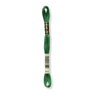 Hilo Bordar Mouliné 117 DMC (Verdes)
