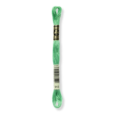 Hilo Bordar Mouliné 117 DMC (Verdes)
