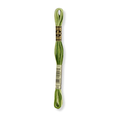 Hilo Bordar Mouliné 117 DMC (Verdes)