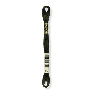 Hilo Bordar Mouliné 117 DMC (Verdes)
