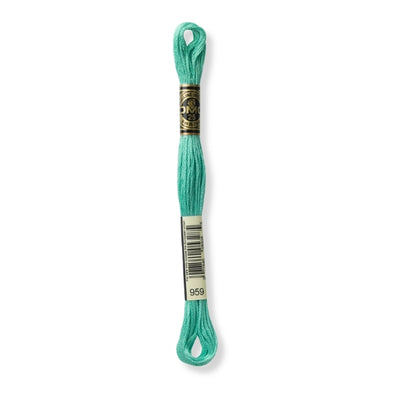 Hilo Bordar Mouliné 117 DMC (Verdes)