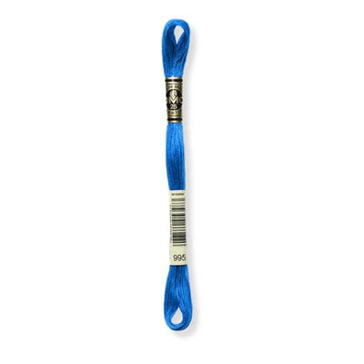 Hilo Bordar Mouliné 117 DMC (Azules)