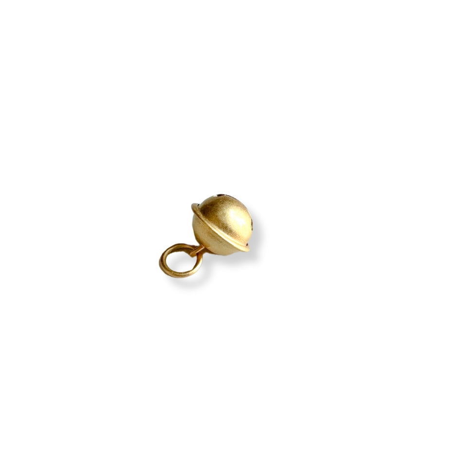 Colgante cascabel- baño oro