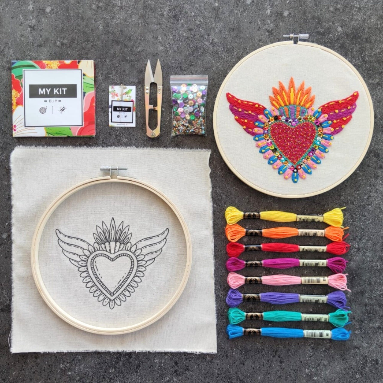 Kit de bordado Macarena (MY KIT)