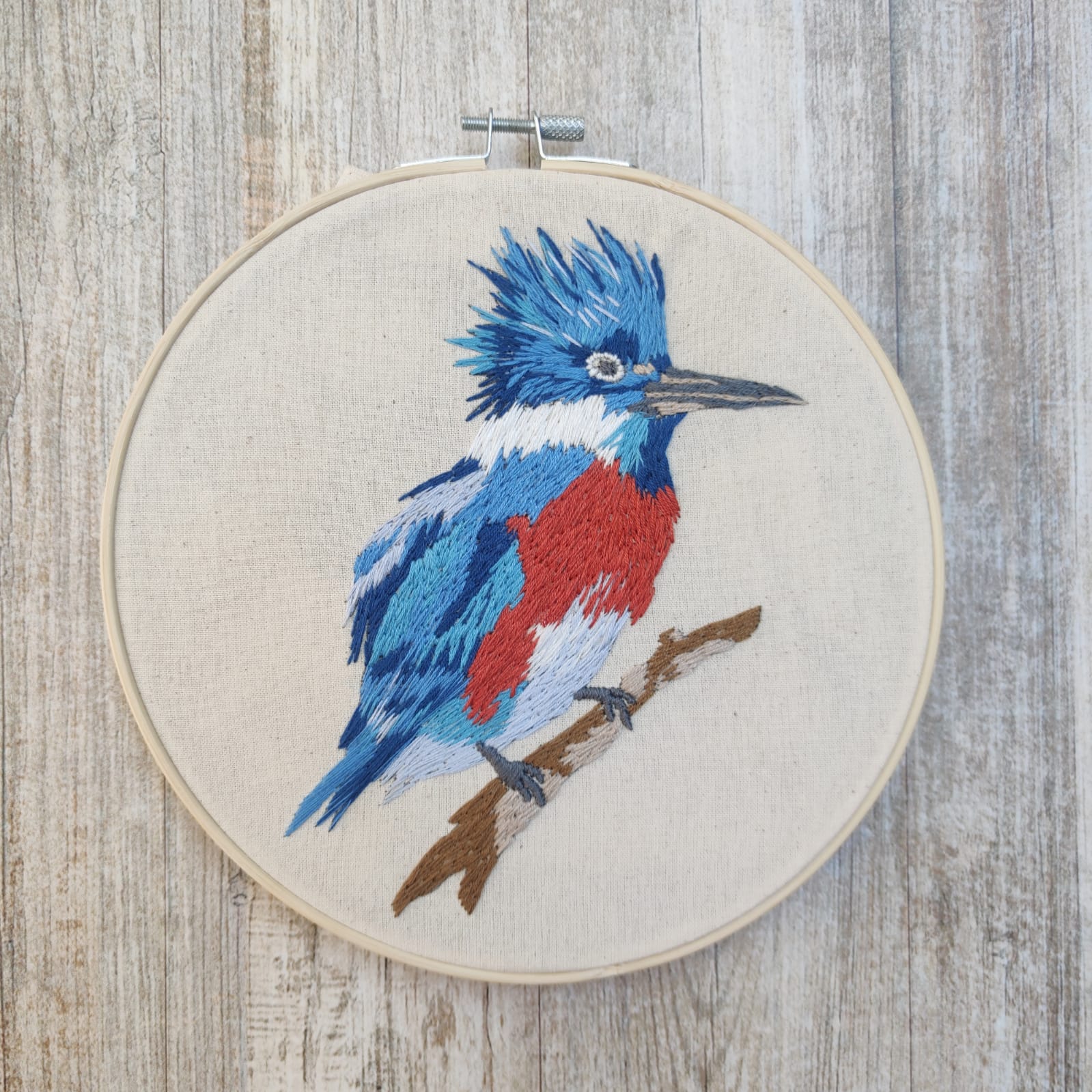 Kit de bordado Martín Pescador (MY KIT)