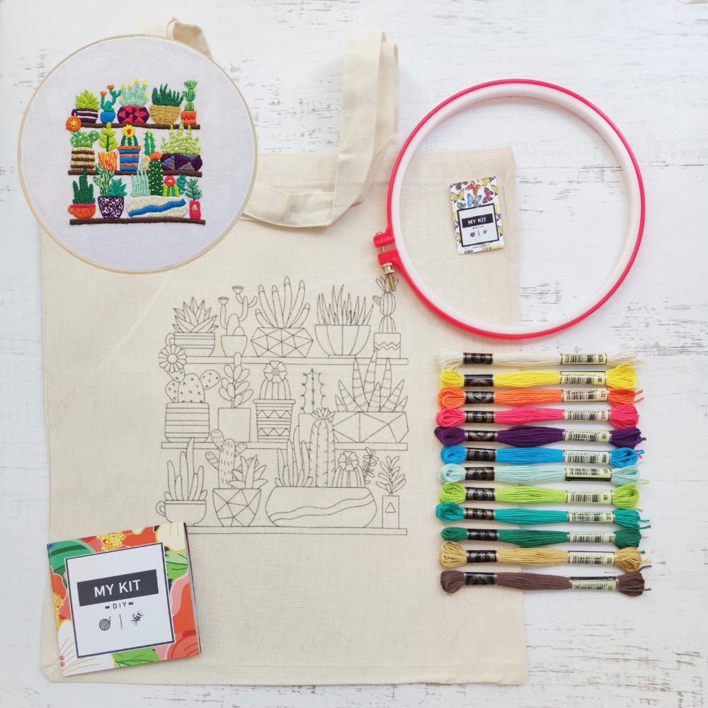 Kit de bordado Bolso Felipa