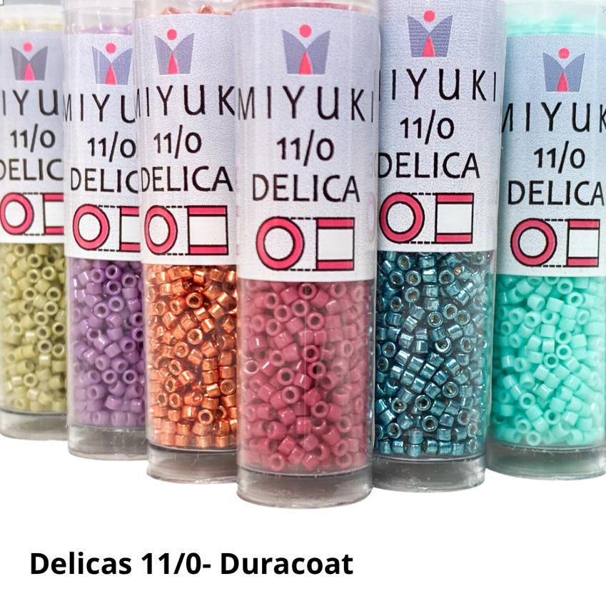 Mostacillas Miyuki DELICA 11 0 DURACOAT Sin Enredos Mostacillas Miyuki DELICA 11 0 DURACOAT Sin Enredos