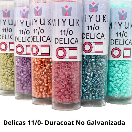 Mostacillas Miyuki - DELICA 11/0 DURACOAT No Galvanizada