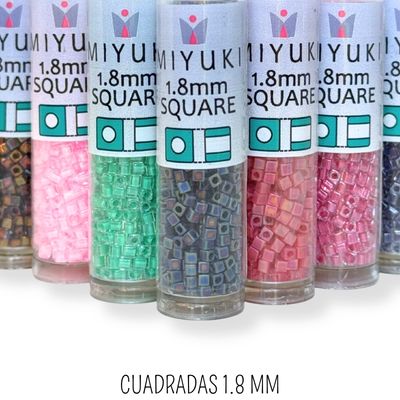 Mostacillas Miyuki - CUADRADA 1.8 mm (Square)