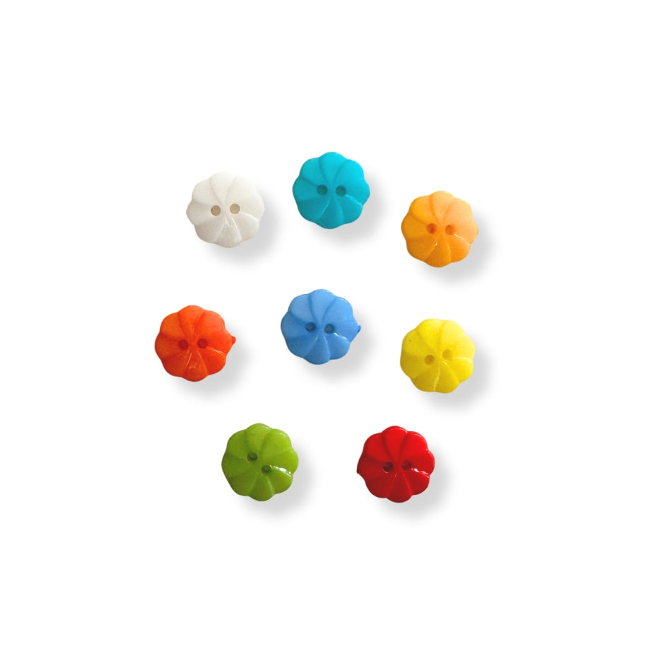 Botón Plastico Remolino (5 u) (dif.colores)