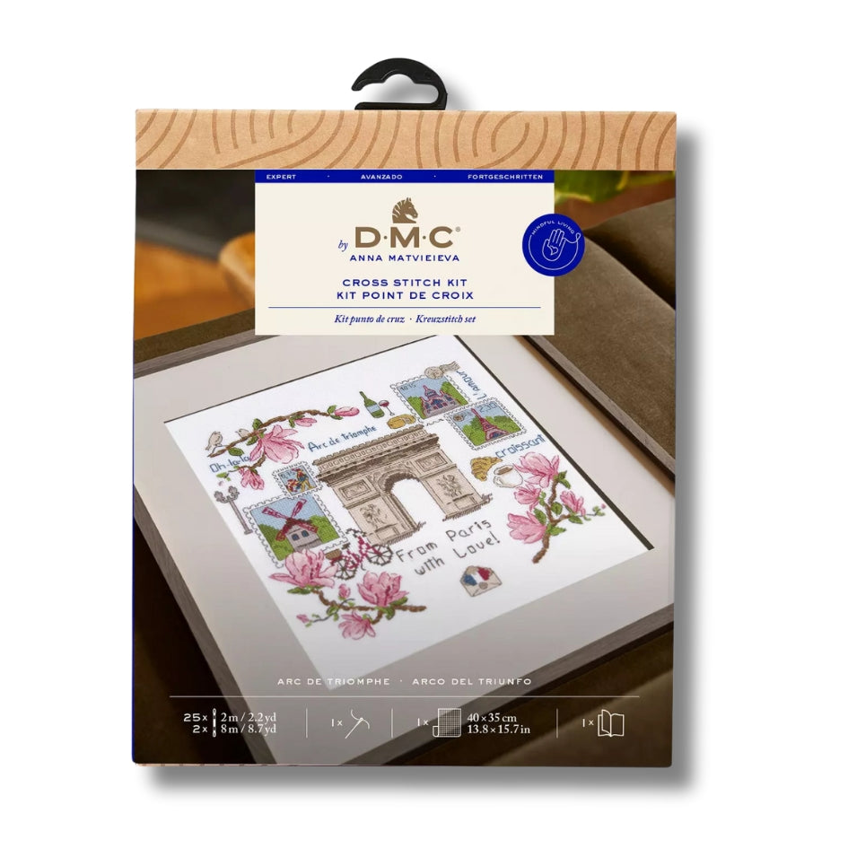 Kit de bordado Arco del Triunfo (DMC)