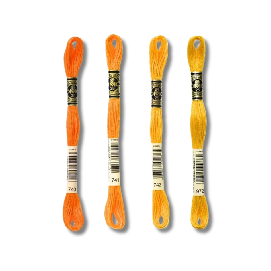 Hilo Bordar Mouliné 117 DMC (Naranjos)