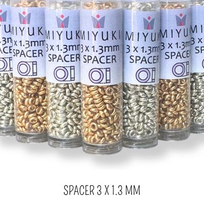 Mostacillas Miyuki - Spacer 3 x 1.3 mm