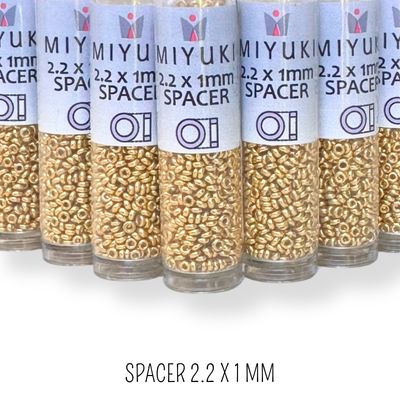 Mostacillas Miyuki - Spacer 2.2 x 1 mm