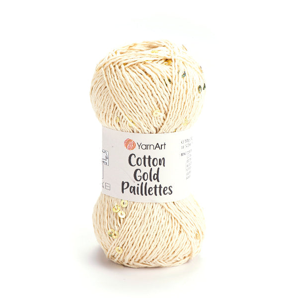 Cotton Gold Paillette - Yarn Art