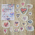 Set de Parches bordado Color Corazones Detente (MY KIT)