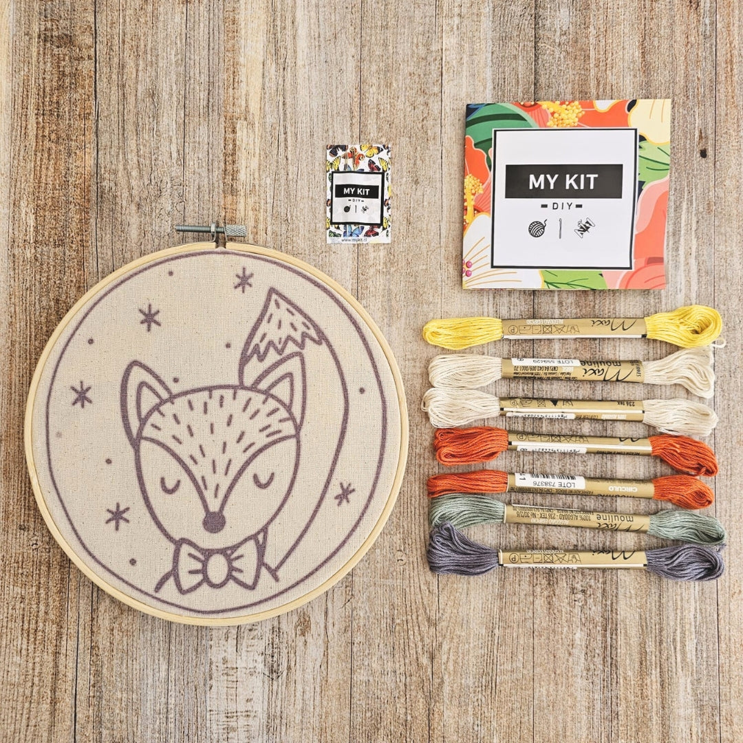 Kit de bordado Zorrito (MY KIT)