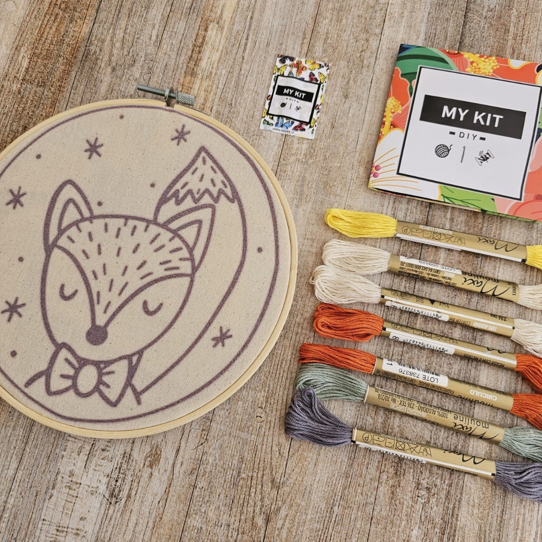 Kit de bordado Zorrito (MY KIT)