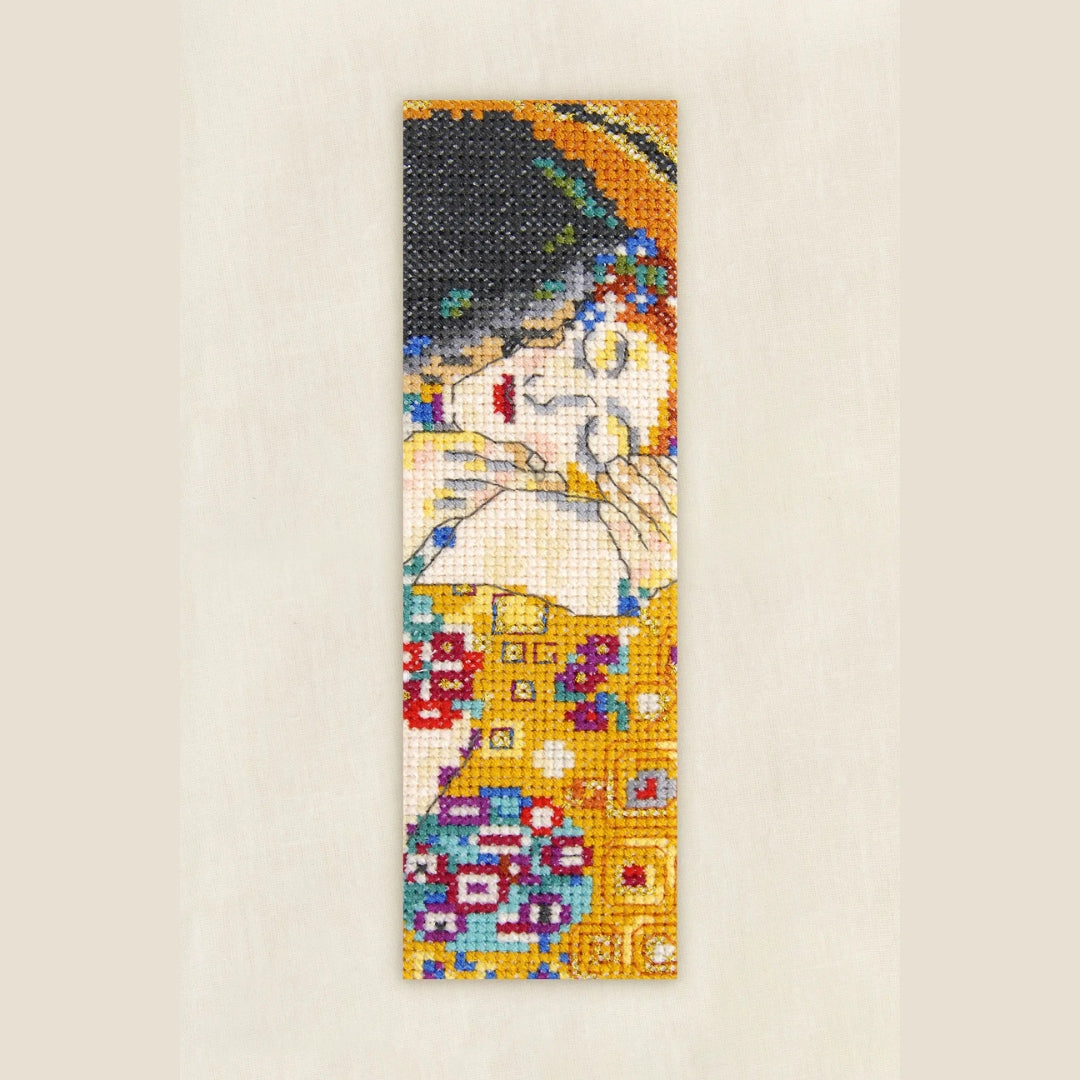 Kit de bordado El Beso marcapaginas (DMC)