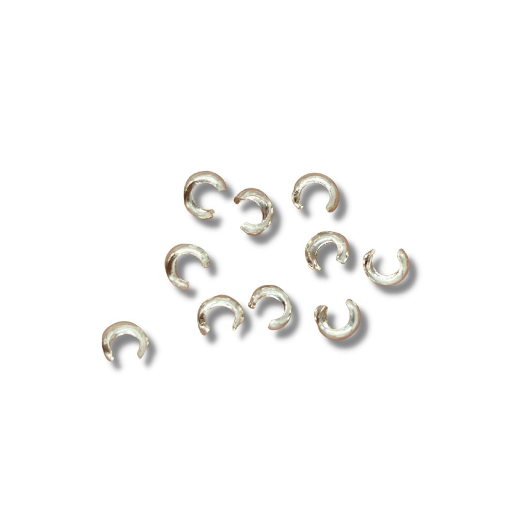Cubre Grapa Plata Esterlina (10 u)
