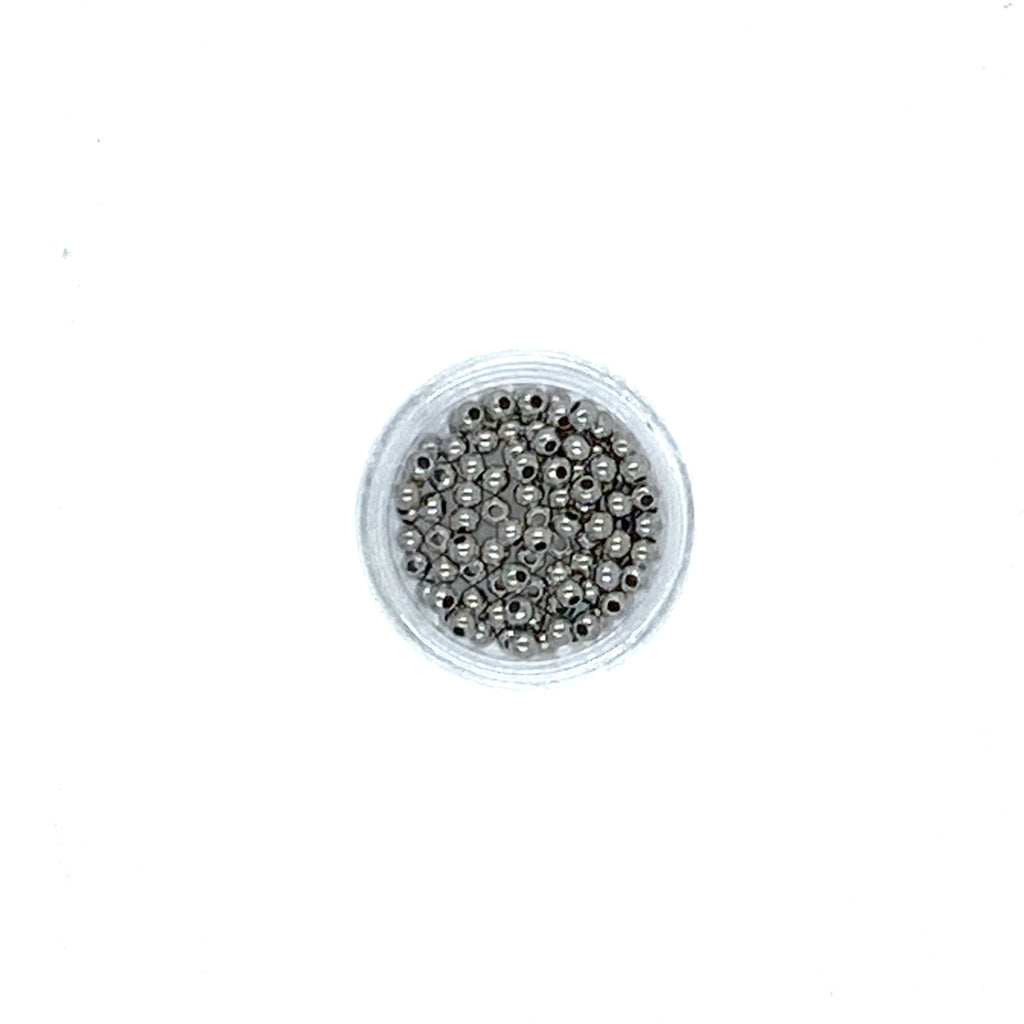 Bolitas plata 925 y bañadas (10u)